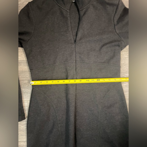 NWOT Athleta Dark Gray Cassidy Long Sleeve Dress Size L. - Picture 14 of 16